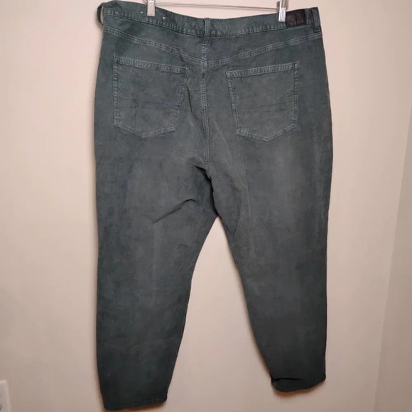 American Eagle Green Corduroy High Rise Pants, 22R - Picture 3 of 10